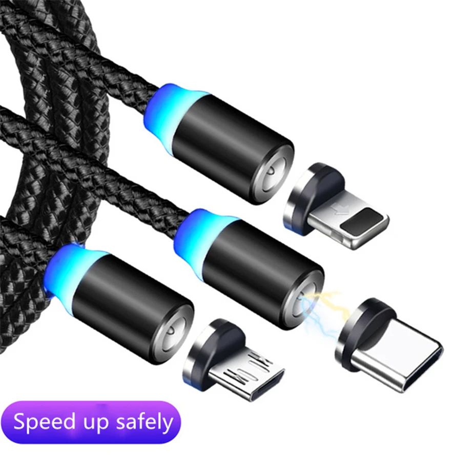 Магнитный кабель для быстрой зарядки и передачи данных 5 А | Электроника