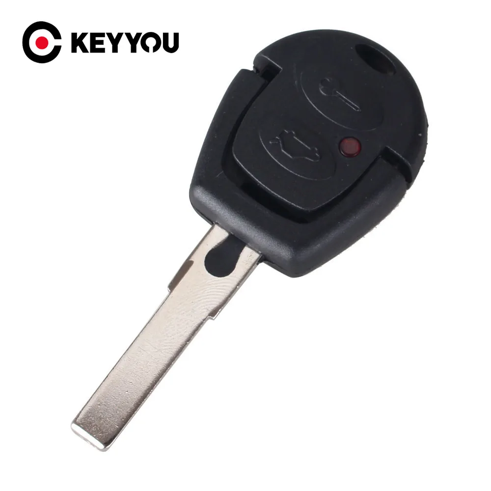 KEYYOU 1/5/10/20 штук для Volkswagen VW Passat Polo Golf Фольксваген шаран Бора 2 кнопки