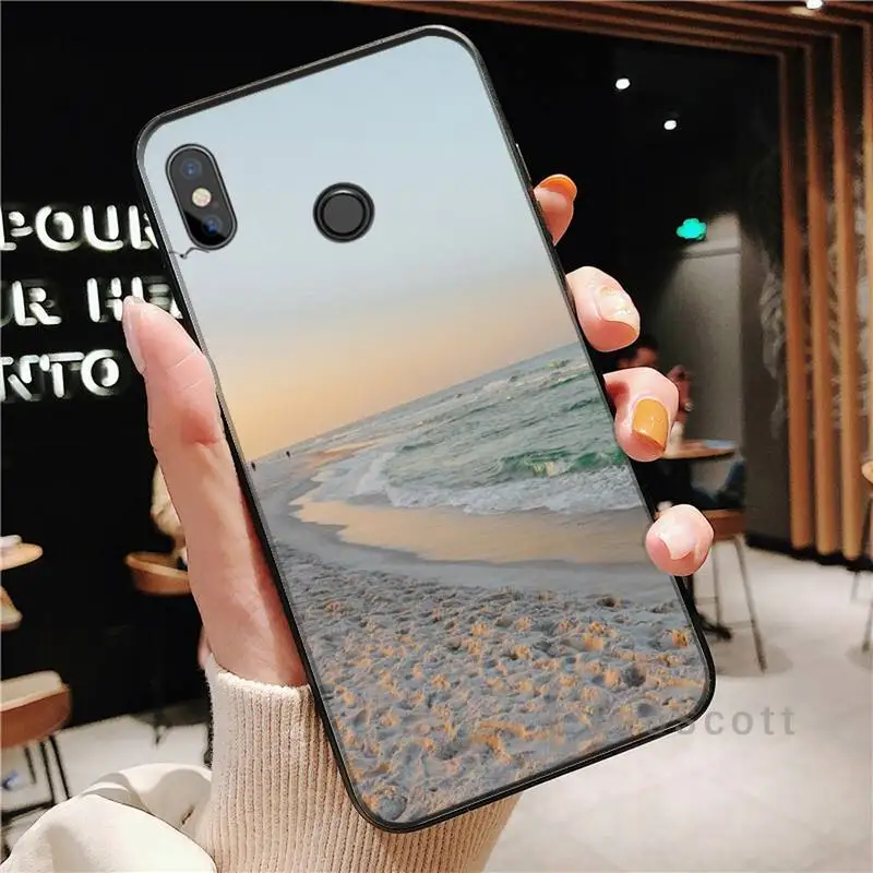 

Beach Summer Sea Phone Case For Xiaomi Redmi Note 4 4x 5 6 7 8 pro S2 PLUS 6A PRO