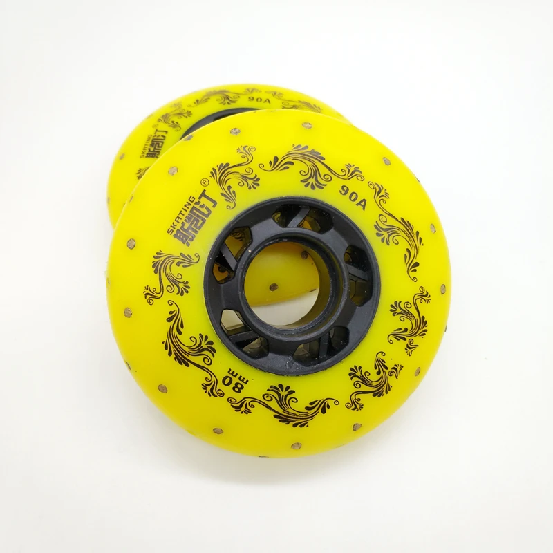 Бесплатная доставка роликовые колеса с искровым камнем 80x24 мм 90 A 80 мм|Скейтборд| |