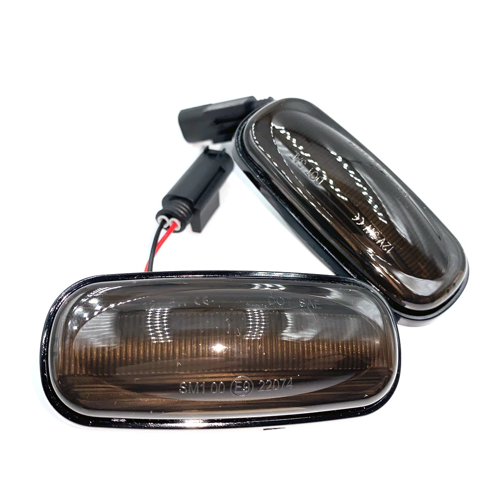 Янтарный светодиодный габаритный фонарь 2 шт. боковой Динамический сигнальный