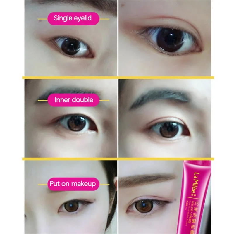 

Double-fold Eyelids Stereotype Cream Durable Natural Trace Free Invisible Double-fold Eyelid Paste Big Eyes 35g