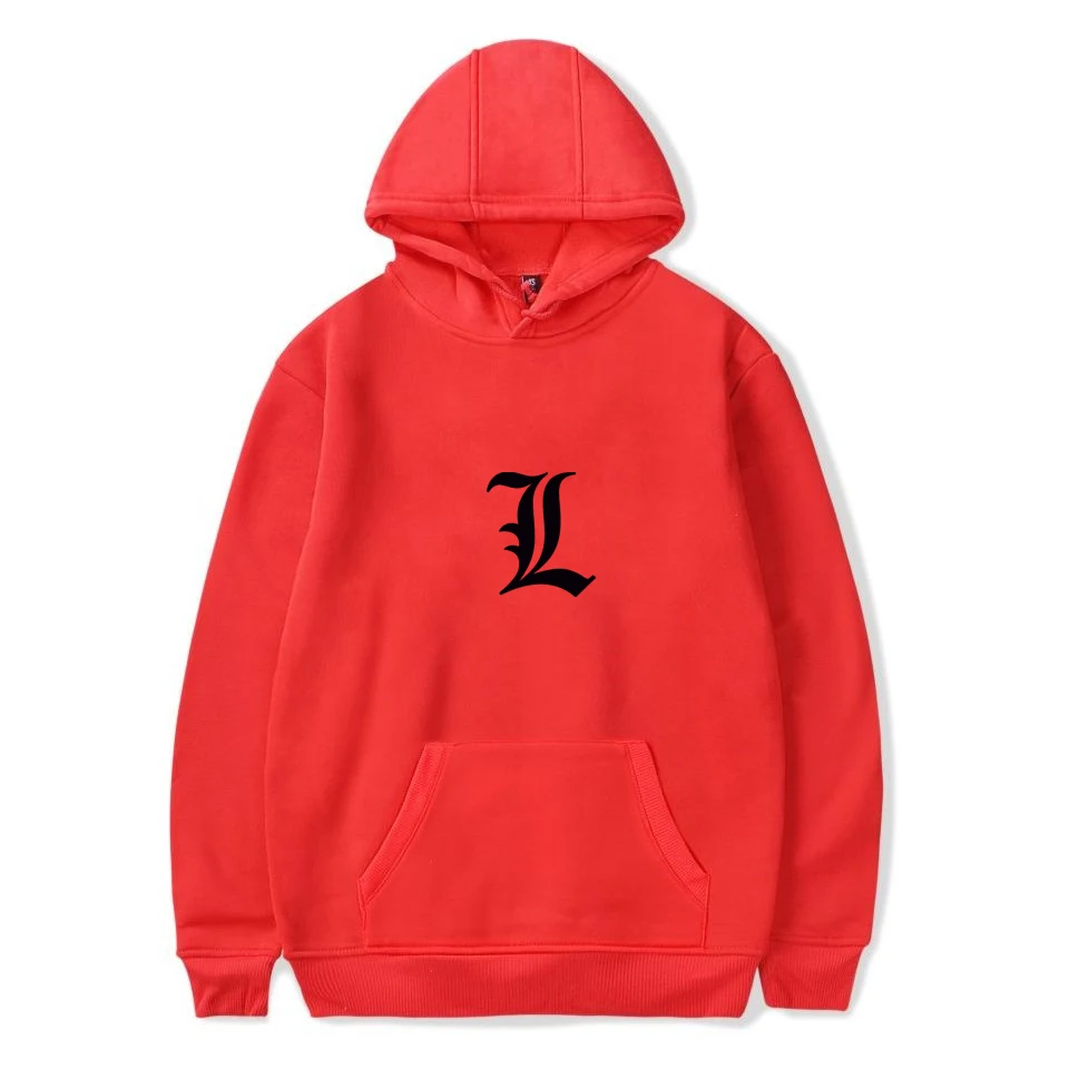

2020 New death note Printed Hooded Sweatshirt Anime Women/Men Clothes Casual Hoodies Sweatshirt Oversized Streetwear Tops Coat