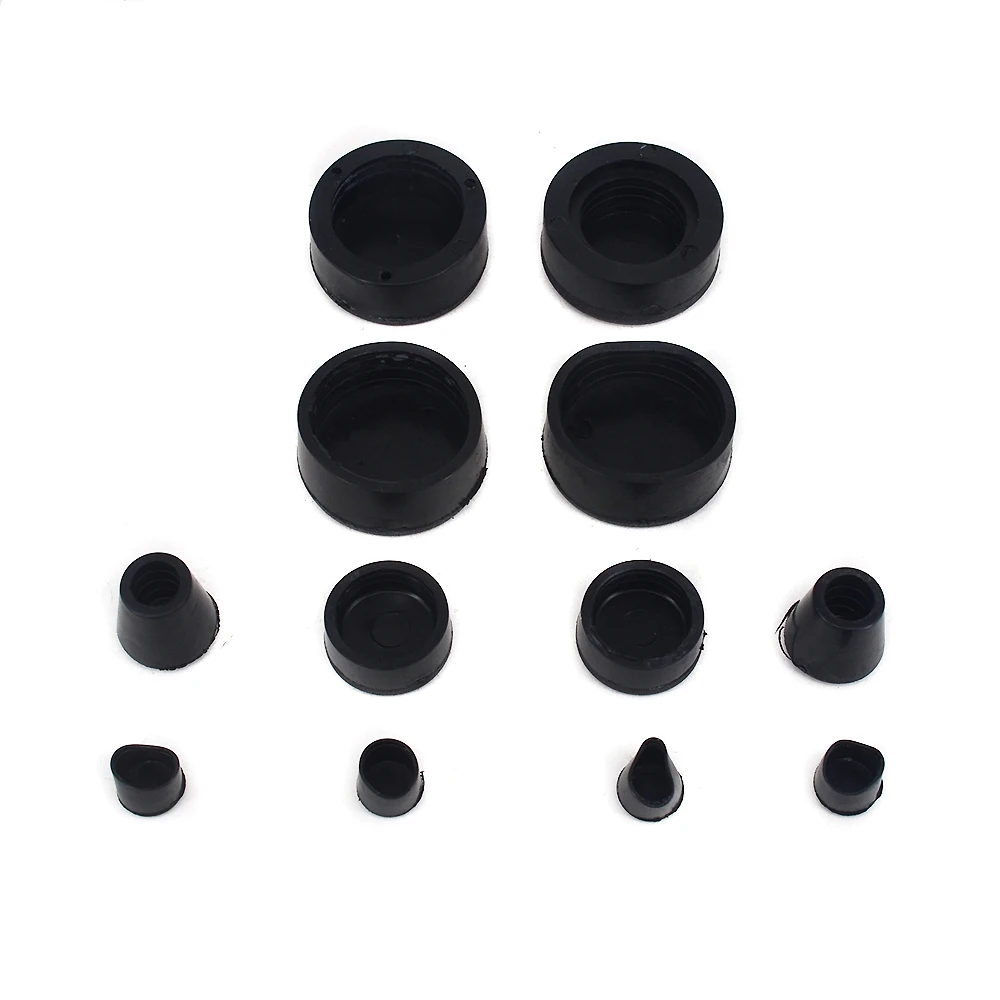 Мотоциклетный черный резиновый комплект обтекатель рама Заглушки для SUZUKI GSXR1000