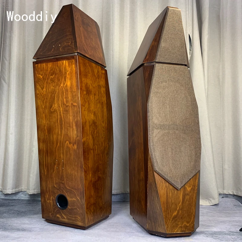 Деревянный самодельный 12-дюймовый одинарный динамик из березовой фанеры пустой