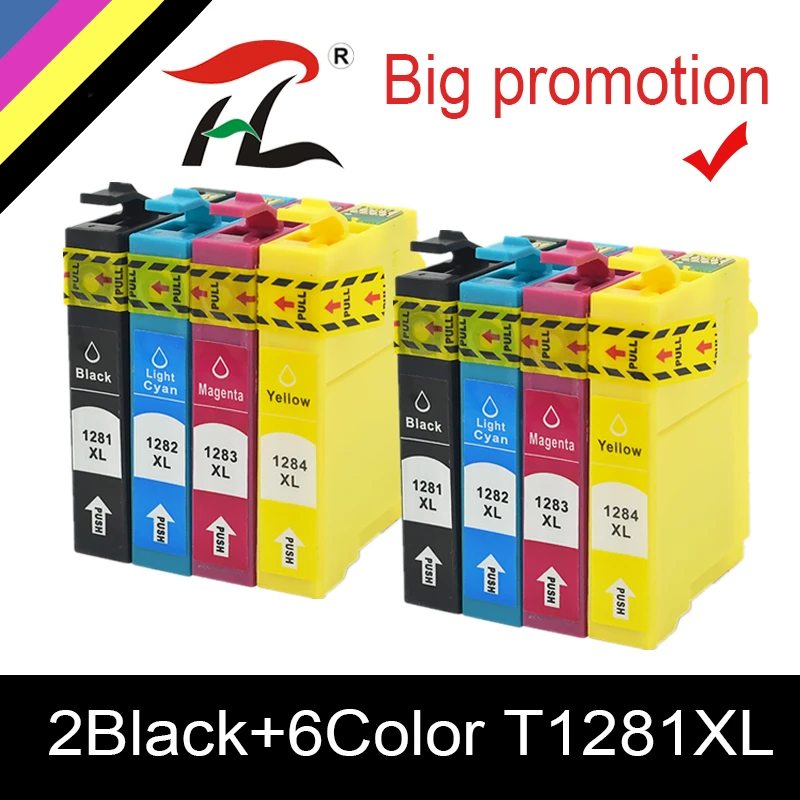 

HTL T1281 T1282 T1283 T1284 Ink cartridge Compatible for EPSON stylus S22 SX130 SX125 SX235W SX435W SX425W BX305F BX305FW