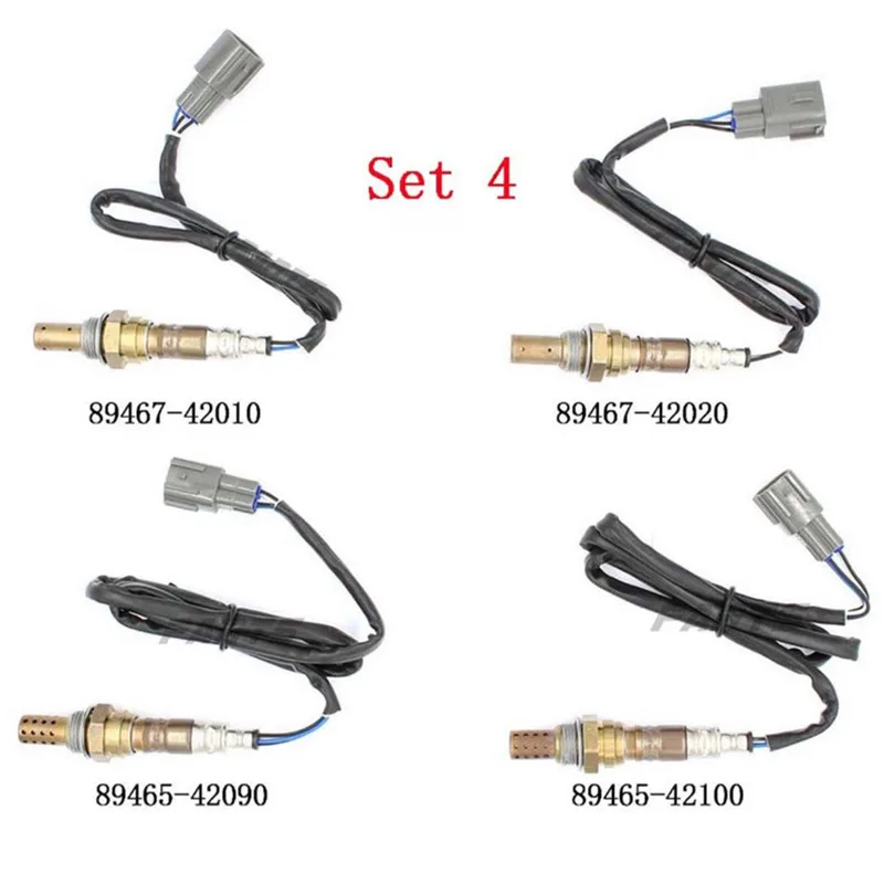 

4Pcs Air Fuel Ratio Oxygen Sensor O2 Complete For 2001 2002 2003 TOYOTA RAV4