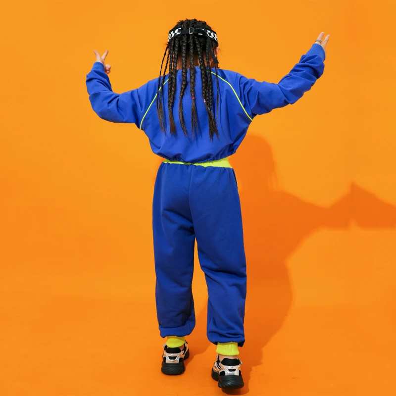 

Children'S Street Dance Suit Girls Hip Hop Style Clothes Costumes Hiphop Jazz Dance Costume Modern Street Dance Outfits DQS3071