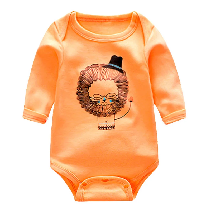 Детский хлопковый комбинезон с длинным рукавом на возраст от 5 до 18 месяцев|boy girl