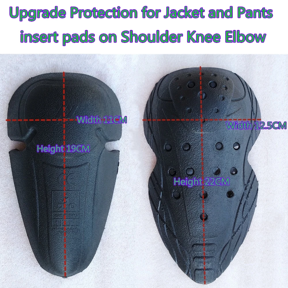 Мотоциклетная куртка брюки вставки Сертифицированные CE защита плеча колен