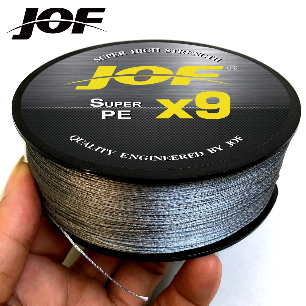 

JOF Fishing Super Strong Fishing Line Pe 9-strand 12-strand 300m and 100m Wear-resistant Multifilament Fishing Hook Line