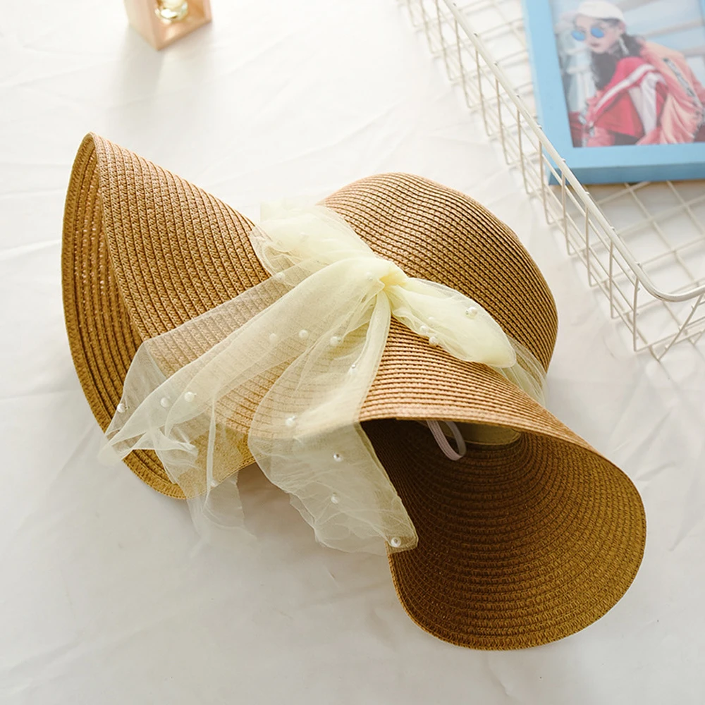 2020 широкая соломенная шляпа для женщин с большими головками Солнцезащитная УФ
