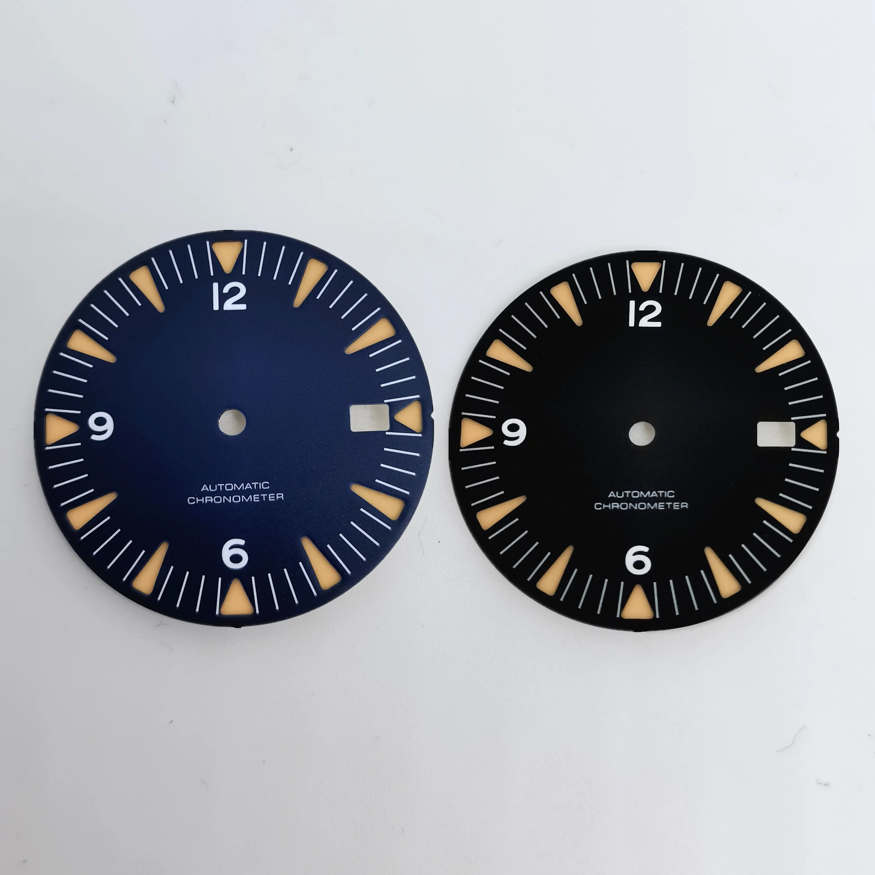 New Watch Part 31MM Dial Blue Luminous Fit NH35 Automatic Movement