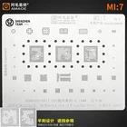 Трафарет AMAOE MI:7 для Red mi Note4X Red mi 4 4A 5A 5Plus S2 Pro Xiao mi 5X MAX2 MSM8953 8917, трафарет для реболлинга процессора, Оловянная посадочная сетка