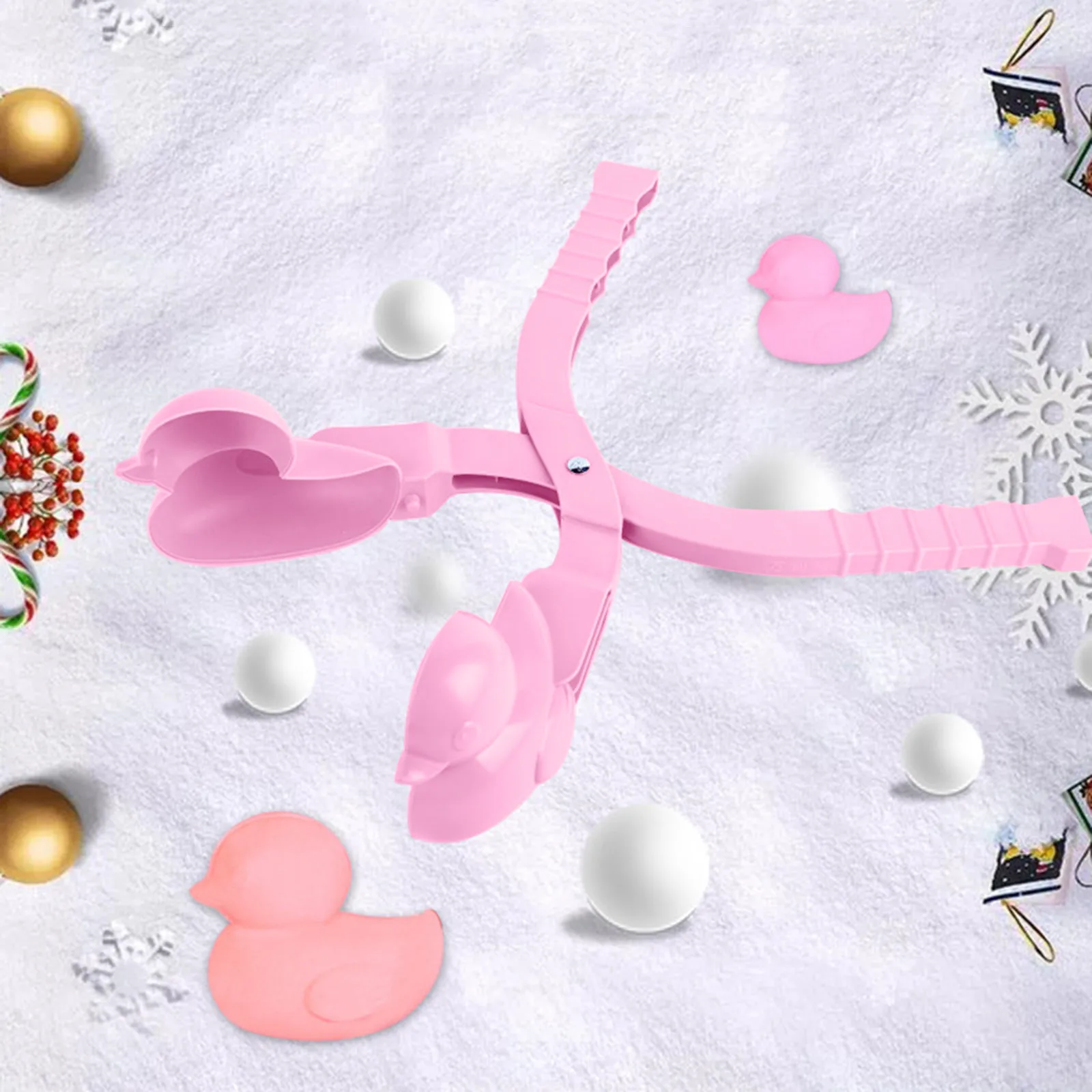 

1/4pcs Snowball Maker Clip Animal Duck Shape Plastic Snow Sand Mold The Fun of Snow Ball Fights Snow Ball Tool Winter Kids Toys