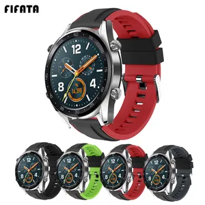 Спортивный силиконовый ремешок FIFATA для часов Huawei, сменный ремешок для часов Huawei GT2 для часов Honor Magic 22 мм, браслет