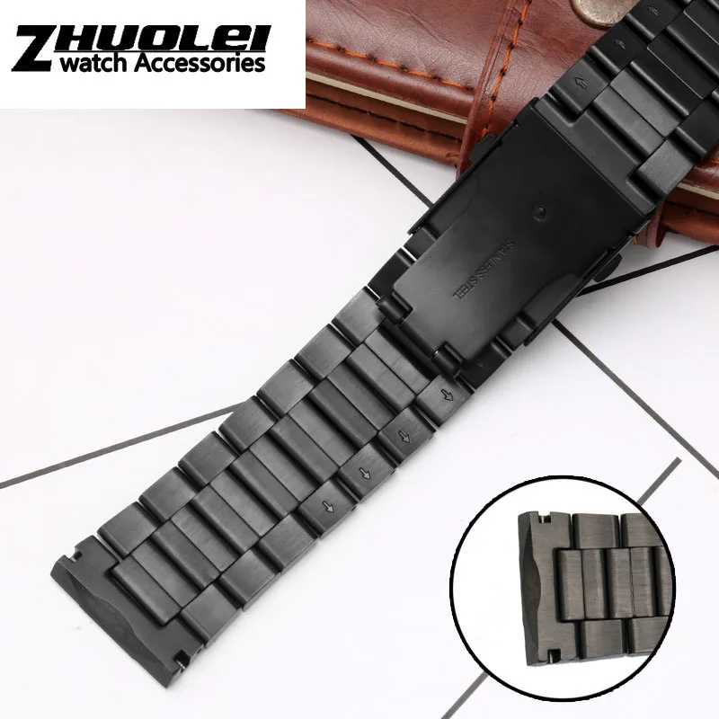 high quality strap For Diesel DZ4318 4323 4283 4309 original style stainless steel watchband male large watch case bracelet 26m