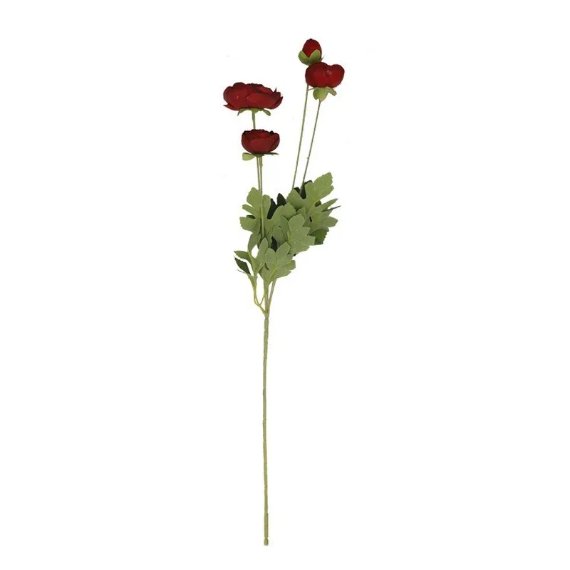 

Silk Rose 4 Heads Artificial Flower Wedding Decor Lulian Suitable for Hotel Bathroom Hone Decor Table False Flower