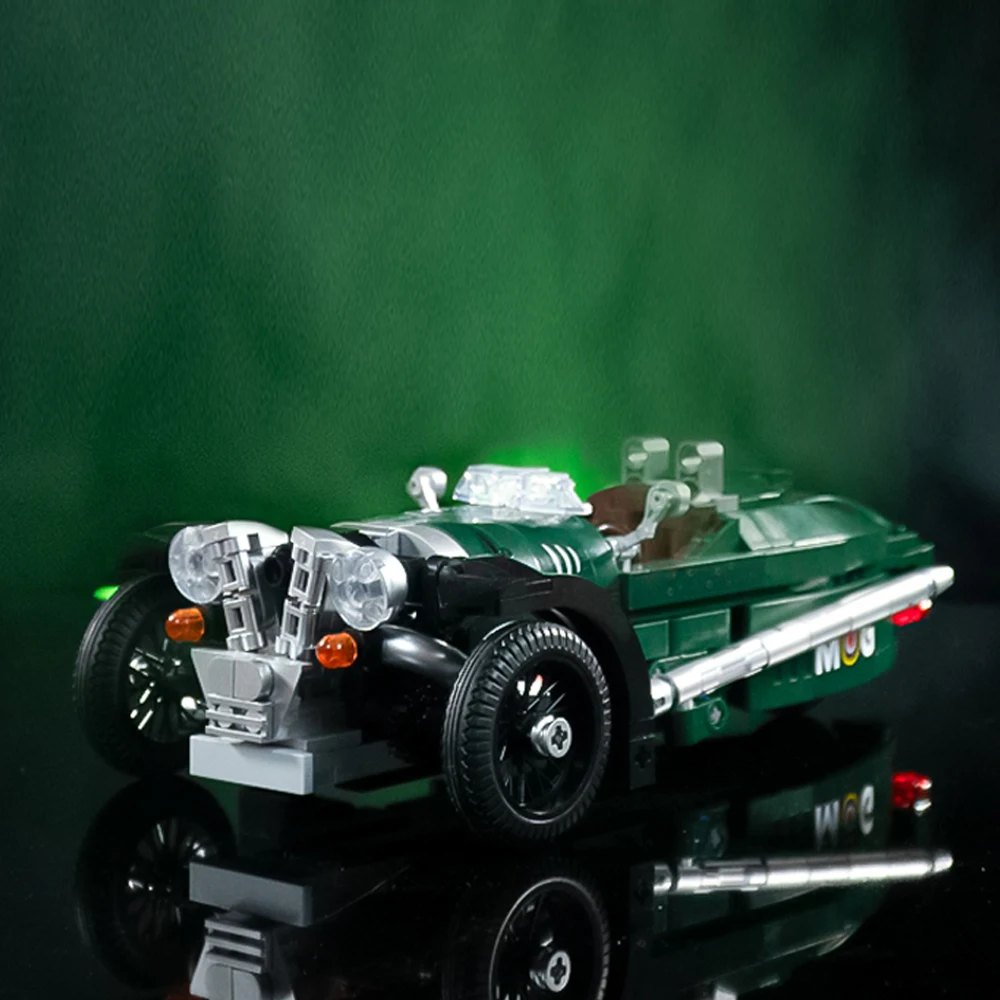 

Креативный эксперт высокотехнологичный городской трехколесный велосипед Моргана Тяговый обратный 487 шт. RSR SUV 488 GTE Moc модульная модель конст...