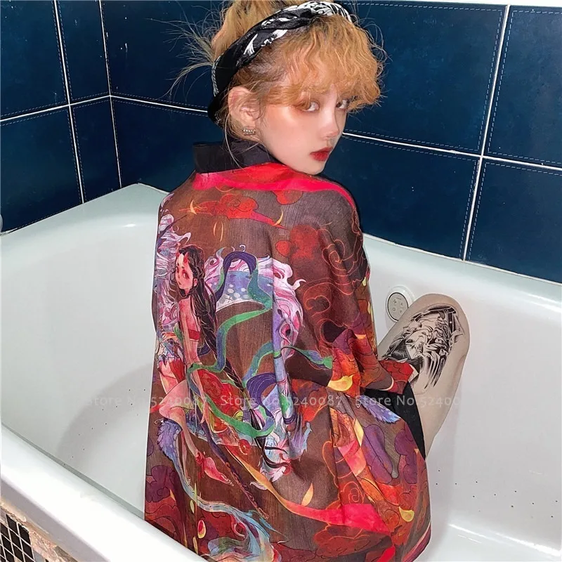 Японских самураев пластичный монтаж и рисунком подъемного крана кимоно юката