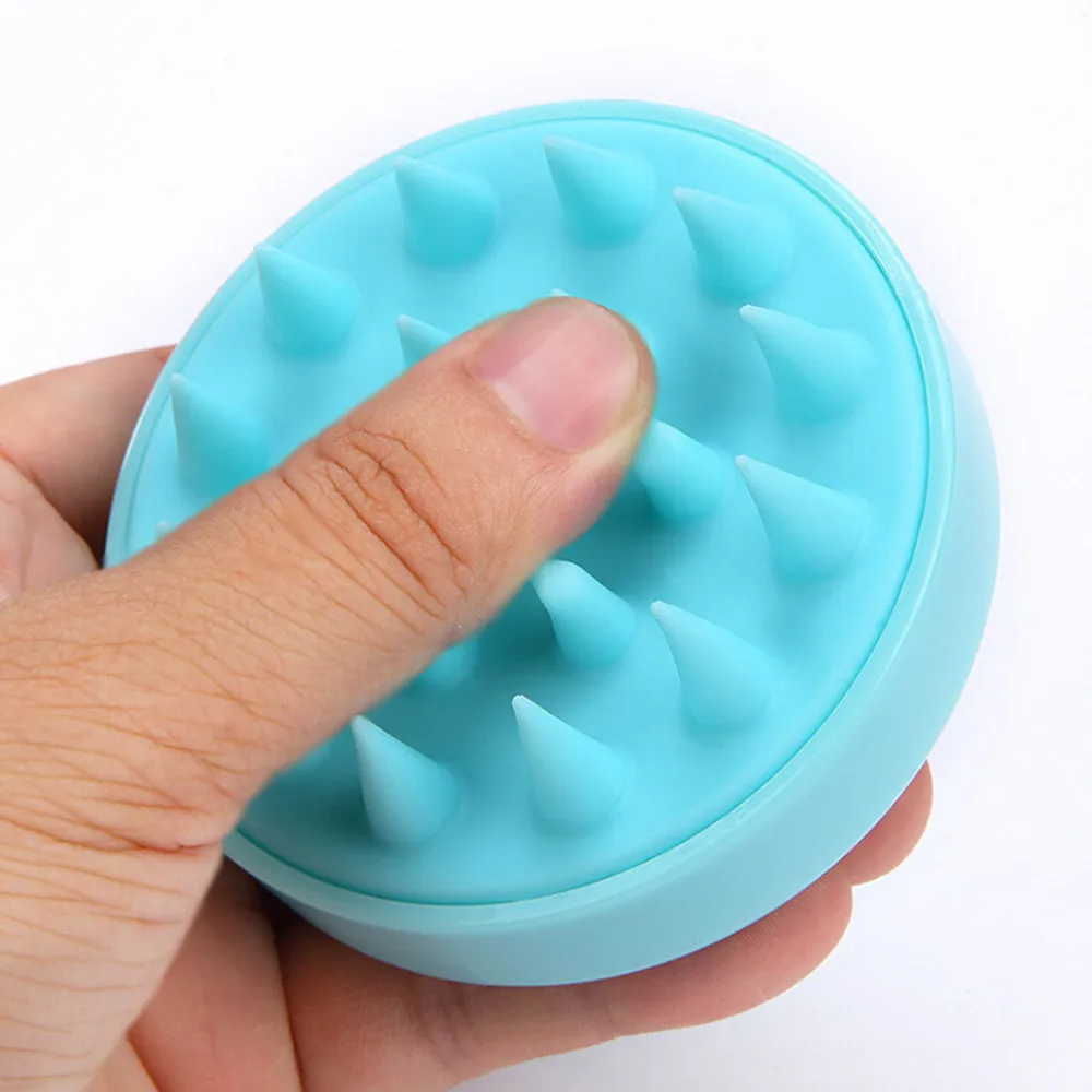 

Silicone Head Body To Wash Clean Care Hair Root Itching Scalp Massage Comb Shower Brush Bath Spa Anti-Dandruff Shampoo