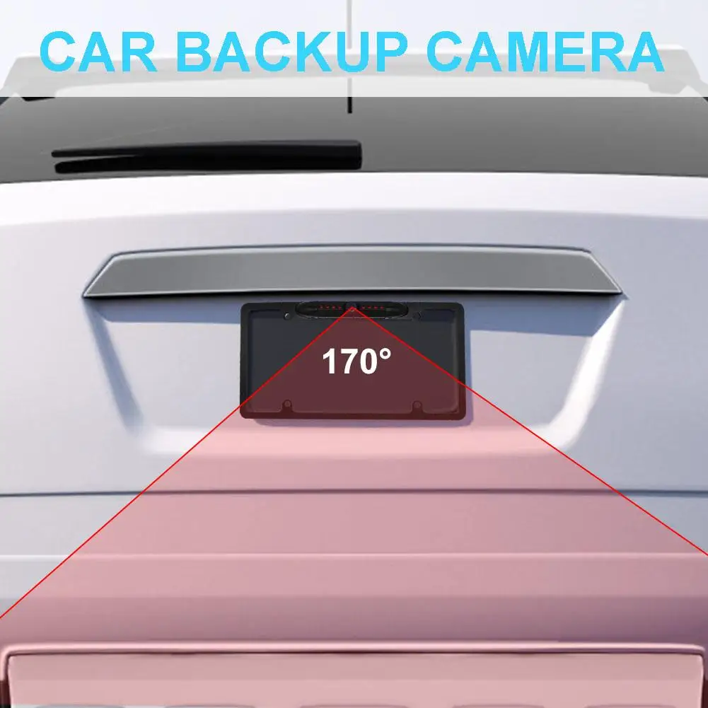 Камера заднего вида автомобильная HD ночное видение беспроводная Wi-Fi