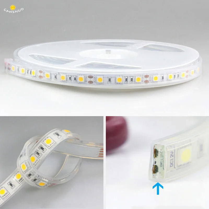 Светодиодная светильник та IP30/65/68 SMD5050 лента RGB водонепроницаемая для внутреннего