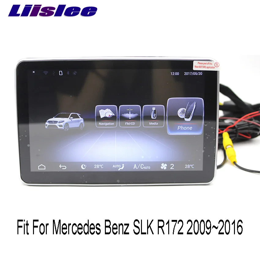 Liislee 10 25 &quotAndroid для Mercedes Benz SLK R172 2009 ~ 2016 сенсорный экран gps навигация радио стерео
