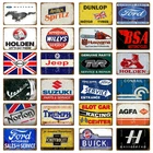 Гараж из металла Оловянная табличка натуральная Запчасти Услуги ремонт винтажный металлический постер гараже машину по выгодной цене Человек Пещера настенный художественный Декор YM051