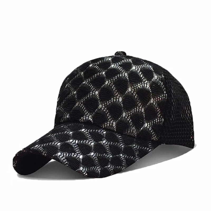Новое поступление 2021 сетчатая бейсболка женская модная кружевная универсальная