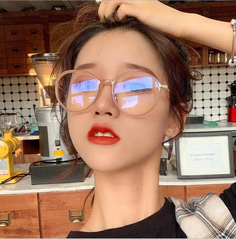 Женские оптические прозрачные очки металлическая оправа для очков при