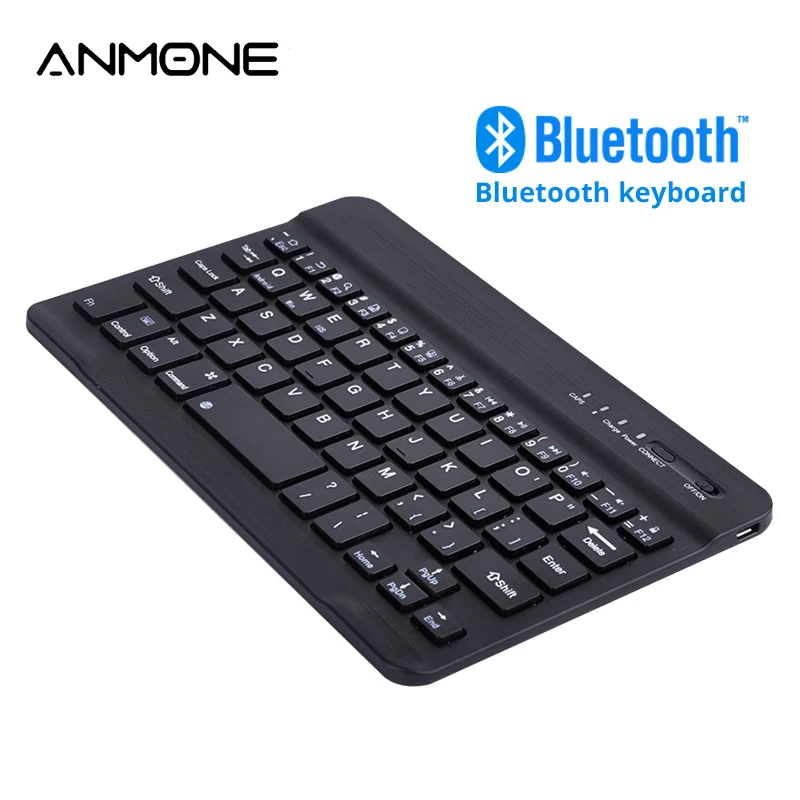 ANMONE мини беспроводная клавиатура для Ipad Android Windows планшет Bluetooth Iphone Xiaomi Samsung