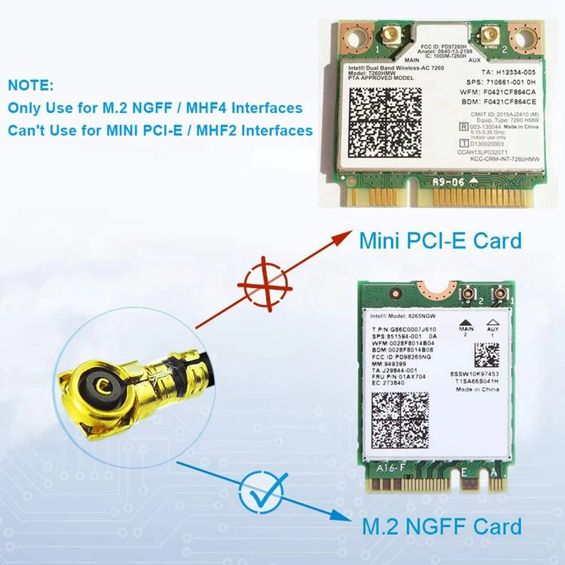 Двухдиапазонный Wi-Fi 2 4 ГГц 5 8 8DBi RP-SMA мужской антенна и 20 см дюймов U.FL MHF4 для Женский