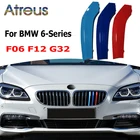 Зажим для автомобильной решетки радиатора Atreus, для BMW G32 F06 F12 6 серии GT GT6 6GT M Power, 3 шт.