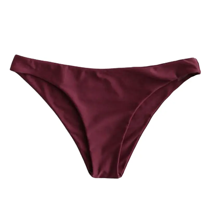 Топ с принтом листьев и однотонная нижняя часть комплект бикини сексуальный из 2