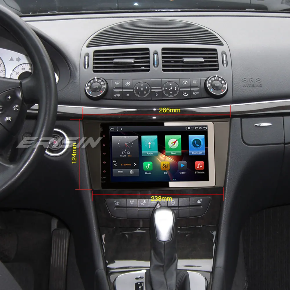 Автомагнитола 6281 Android 9 0 6 ядер для Mercedes Benz CLS/G/E-Class W211 w222 DAB + TDT 4G Wi-Fi радио