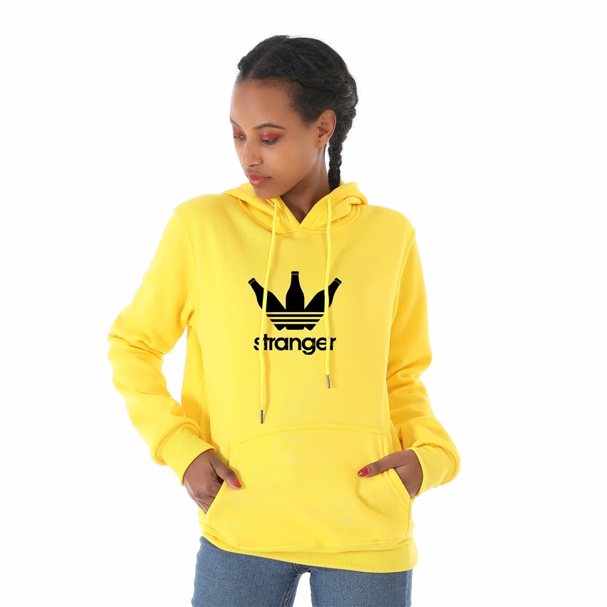 

2020 Spring Women Hooded Sweatshirt Stranger Fashion Letter Printed Long Sleeve Hoodies Female Pullover Sweatshirt Women Hoodies