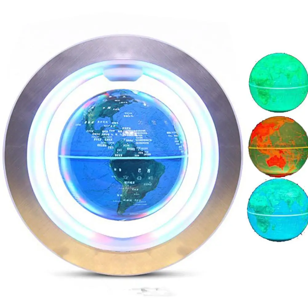 6 дюймов круглый светодиодный Плавающий глобус магнитная левитация светильник