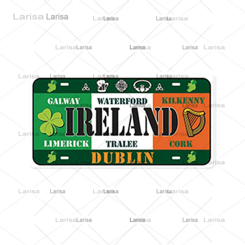 Национальная фотография металлический жестяной знак Настенная картина для