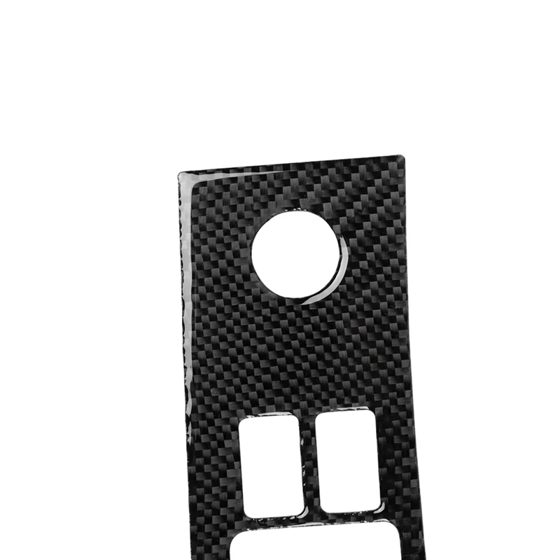 

2Pcs Carbon Fiber Interior Window Lift Switch Panel Cover for Nissan 350Z 06-09 Car Sticker