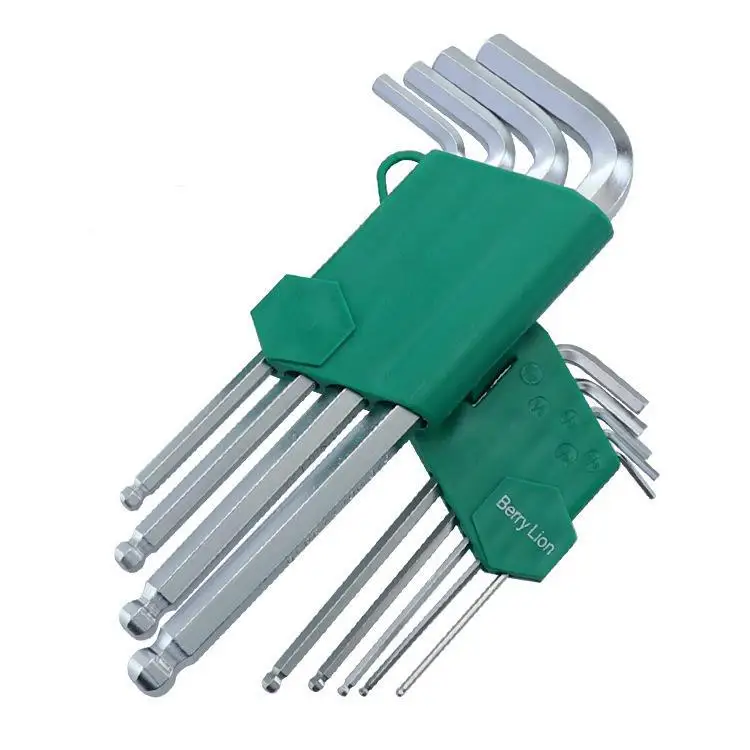 9 шт. Crv шаровая точка шестигранный ключ набор гаечных ключей для велоспорта