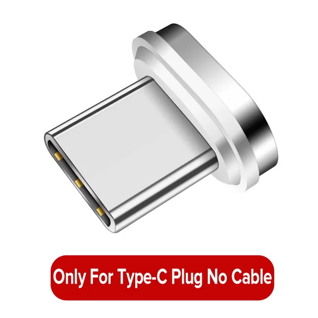 For Type C Plug Магнитный кабель GETIHU 2 м, быстрая зарядка 3A для iPhone 11, samsung, зарядное устройство, быстрая зарядка 3,0, Micro usb type-C, магнитный шнур для зарядки телефона и передачи данных - Цвет: For Type C Plug