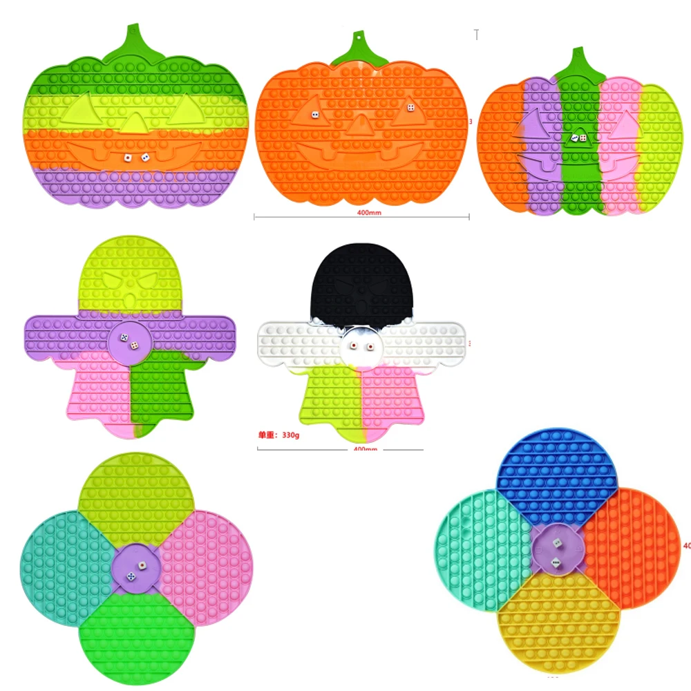 

40CM Giant Rainbow Chess Board Popper Jumbo Bubble Fidget Sensory Huge Interactive Stress Relief Big Size Pop Toy