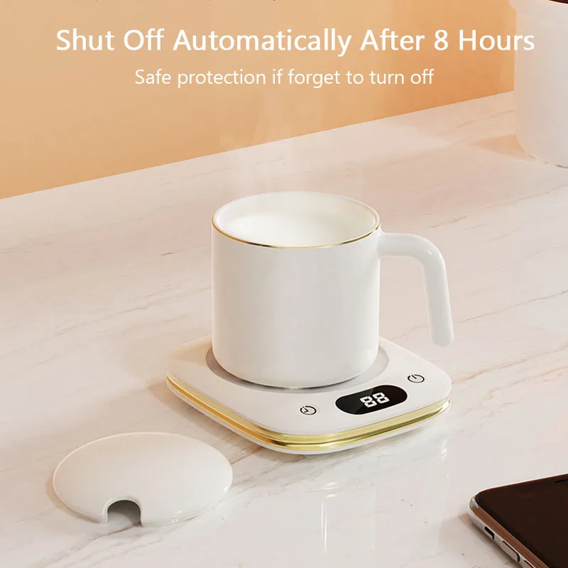 Электрический кофейный/кружка/коврик для чашки/подогреватель грелка с таймером 3