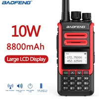 2021 new baofeng uv 99 walkie talkie 10w 8800mah dual band transceiver 136 174400 520mhz uv 82 uv 5r ham radios for hunting
