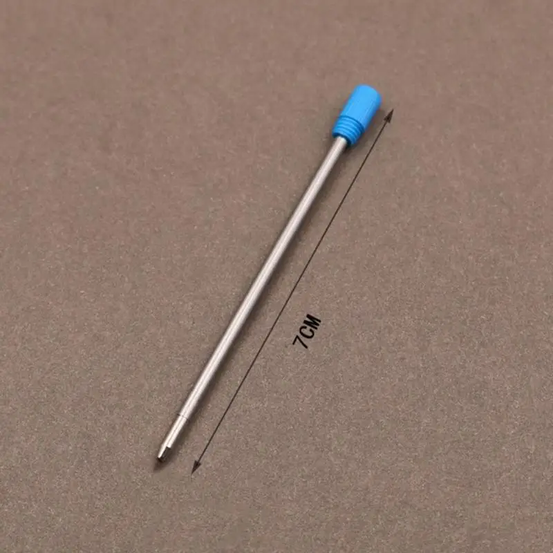 

1pcs Metal refill 1mm Ballpoint Pen Refill Metal Length Black The Capacitance 70mm Optional Of Blue And Use Pen With G8B6
