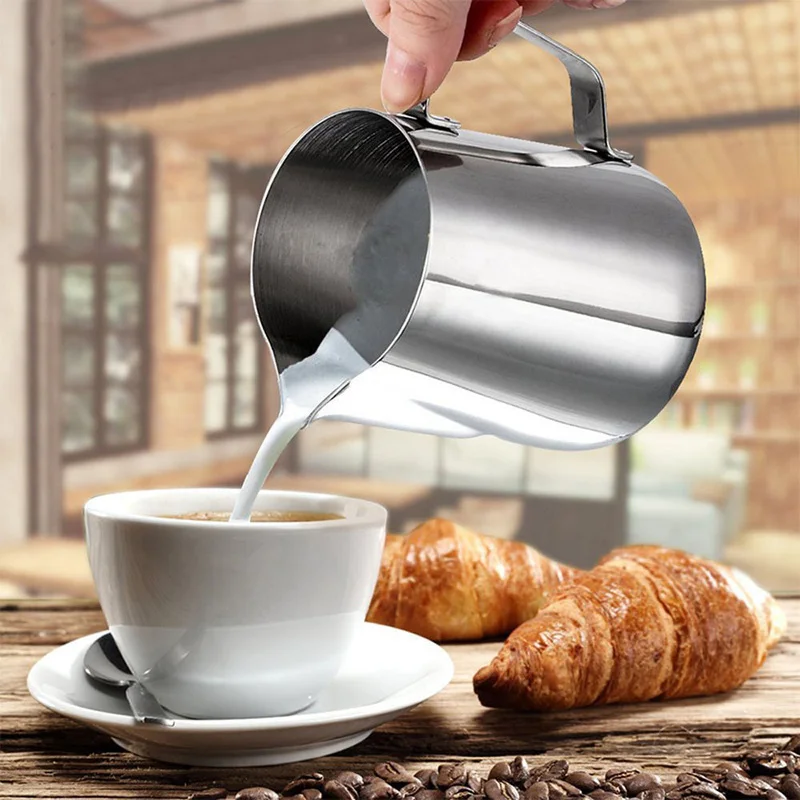 

Stainless Steel Milk frothing jug Espresso Coffee Pitcher Barista Craft Coffee Latte Milk Frothing Jug Pitcher Mug Cup