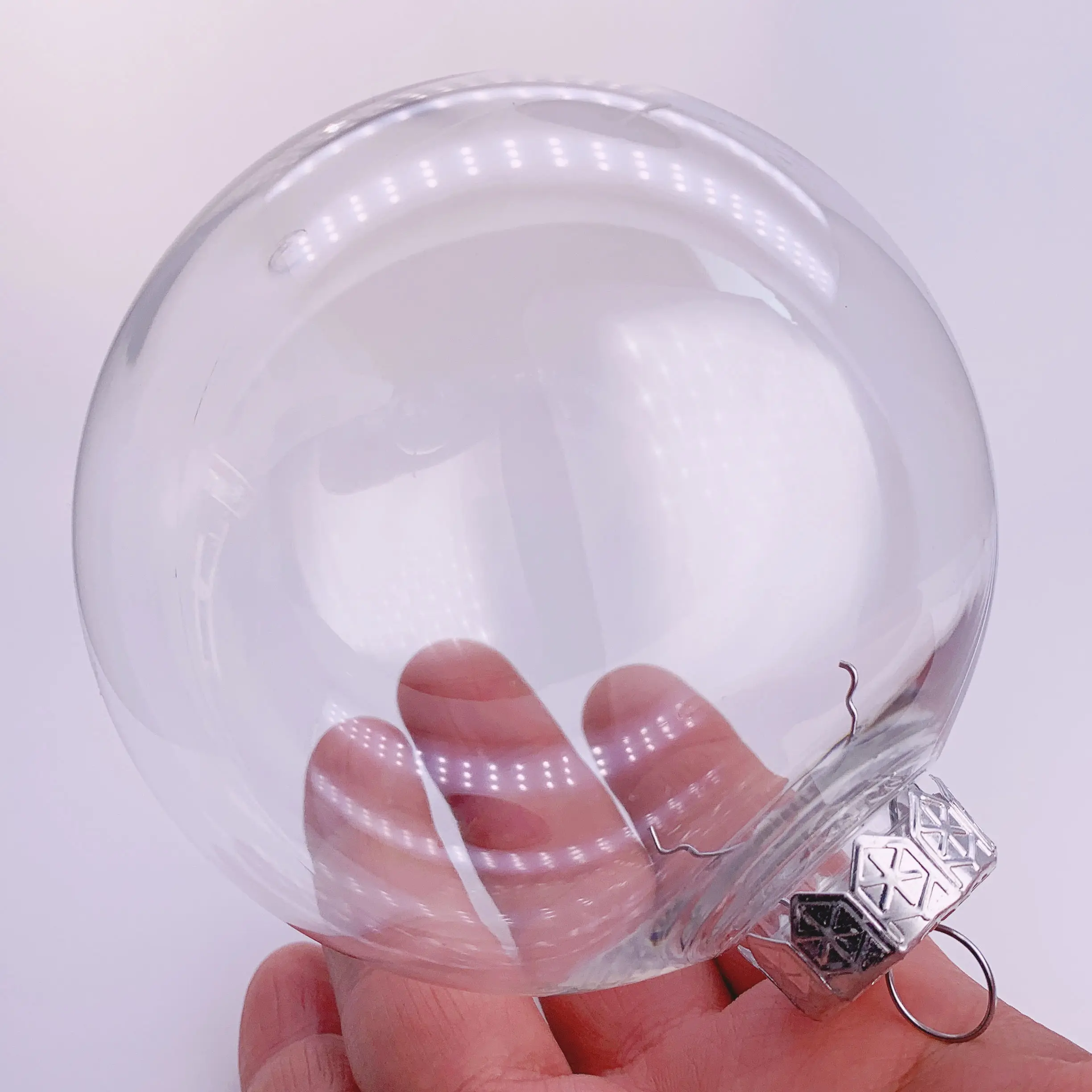 Бесплатная доставка сделай сам красное/небьющееся/наполняемое Рождественское