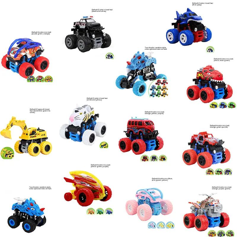 

1 шт., игрушка для улицы, четырехколесный монстр-Трак, модель 360 градусов, переворачивающийся автомобиль, инерционная фрикционная мощность, и...