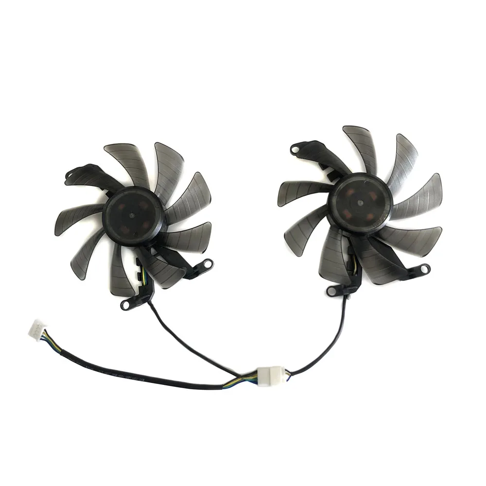 

2pcs/Set 4Pin Graphics Fan VGA Cooler For KFA2 GTX 1660 GTX1660 Ti RTX 2060 Super Video As Replacement